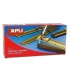 FASTENER APLI METAL DORADO C/50