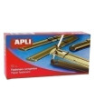 FASTENER APLI METAL DORADO C/50