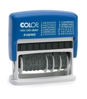 FECHADOR ent.AUT. COLOP S120/WD 4 mm 12T
