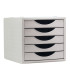 MODULO 5 CAJONES GRIS/GRIS