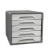 MODULO CEP ESTANDAR 5 CAJONES GRIS