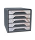 MODULO CEP ESTANDAR 5 CAJONES GRIS