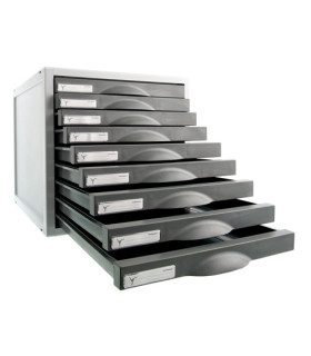 MODULO 9 CAJONES GRAFITO