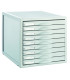 MODULO 9 CAJONES GRIS