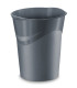 PAPELERA PLAST. CERRADA CEP GLOSS GRIS