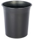 PAPELERA PLASTICO CERRADA NEGRA