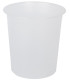 PAPELERA PLASTICO CERRADA TRASL.CRISTAL