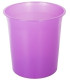 PAPELERA PLASTICO CERRADA TRASL.MALVA