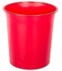 PAPELERA PLASTICO CERRADA TRASL.ROJA