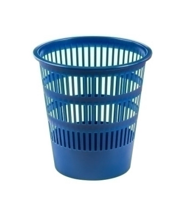 PAPELERA REJILLA FAIBO 12 L AZUL