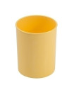 CUBILETE FAIBO PLASTICO PASTEL AMARILLO