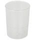 PORTA LAPICES PLASTICO REDONDO CRISTAL