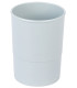 PORTA LAPICES PLASTICO REDONDO GRIS