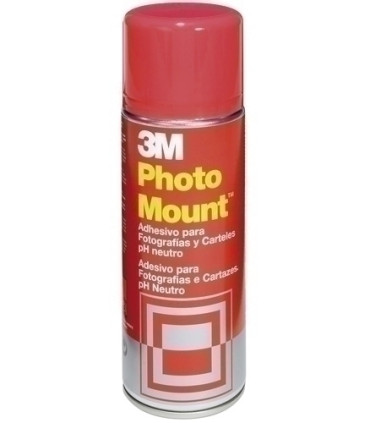 PEGAMENTO SPRAY 3M 400ml PHOTO (ROJO)