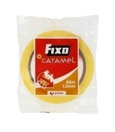 CINTA ADHESIVA FIXO CARAMEL 66x12