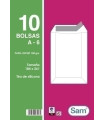 BOLSA SAM 184x261 BLANCO 100g PAQ.10