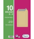 BOLSA SAM 184x261 KRAFT 80g PAQ.10