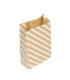 BOLSA PAPEL KRAFT  11x21 RAYAS P/50
