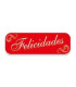 ETIQ.REG. R.250 FELICIDADES ROJO