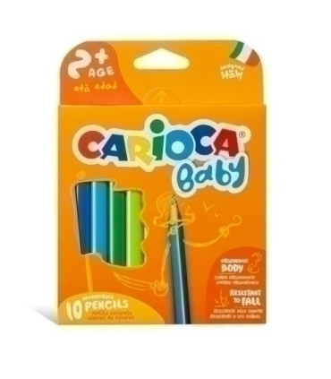 LAPICES COLOR CARIOCA BABY CAJA de 10