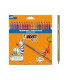 LAPICES COLOR BIC EVOL.STRIPES est.24