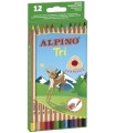 LAPICES COLOR ALPINO TRI est.12