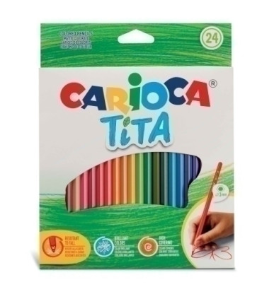 LAPICES COLOR CARIOCA TITA HEX. est.24