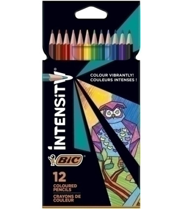 LAPICES COLOR BIC INTENSITY UP B/12