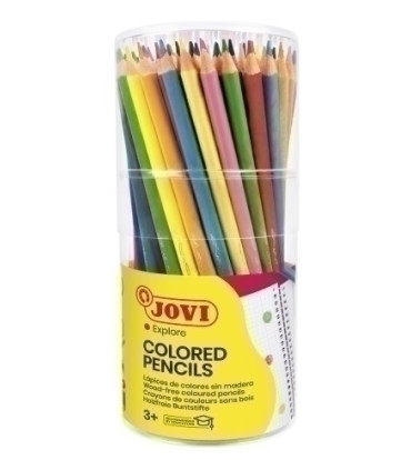 LAPICES COLOR JOVI WOODLESS bote 84