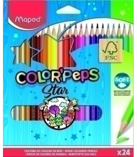 LAPICES COLOR MAPED COLOR PEPS  est.24