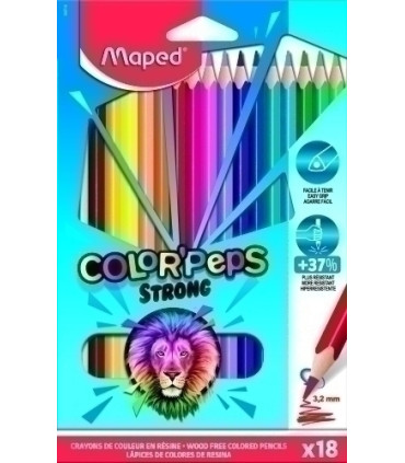 LAPICES COLOR MAPED COLOR PEPS RES. E/18