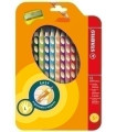 LAPICES COLOR STABILO EASY C. ZURDO 12