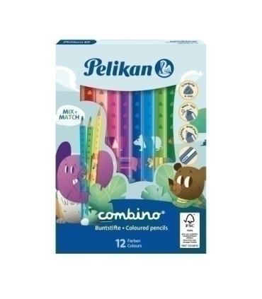 LAPICES COLOR PELIKAN TRIANGULAR est.12