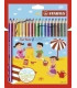 LAPICES COLOR STABILO TRIO est.PLAST.18