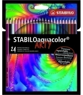 LAPICES ACLB.STABILO AQUACOLOR e.24