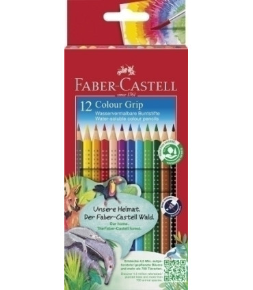 LAPICES ACLB.FABER COLOUR GRIP est.12