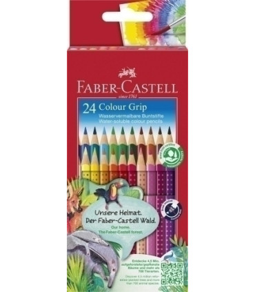 LAPICES ACLB.FABER COLOUR GRIP est.24