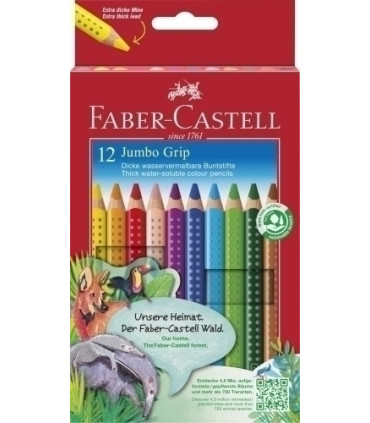 LAPICES ACLB.FABER JUMBO GRIP est.12