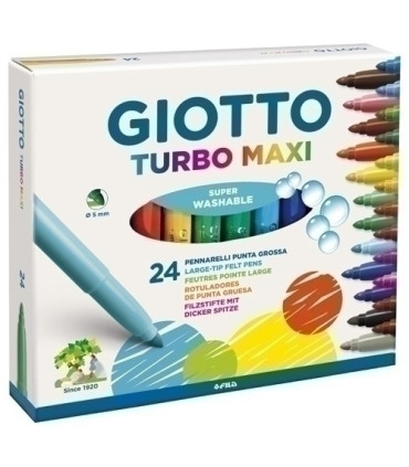 ROTUL.GIOTTO TURBO MAXI ESTUCHE 24