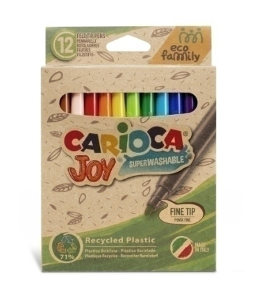 ROTUL.CARIOCA JOY ECO ESTUCHE 12