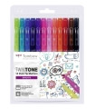 ROTULADOR TOMBOW TWINTONE BRILLANTE E.12