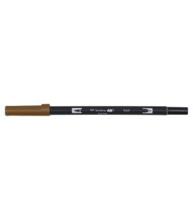 ROTULADOR TOMBOW DOBLE PUNTA PINC. CHOCO