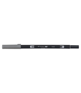 ROTULADOR TOMBOW DOBLE PUNTA PINC. GRIS