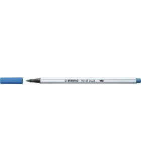 ROTUL.STABILO PEN 68  BRUSH AZUL OSC.