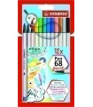 ROTUL.STABILO PEN 68  BRUSH CAJA 12