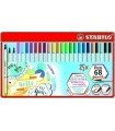 ROTUL.STABILO PEN 68  BRUSH CAJA 25
