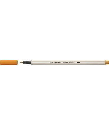 ROTUL.STABILO PEN 68  BRUSH NARANJA