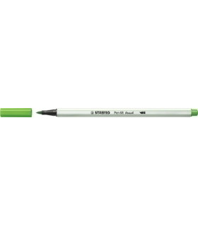ROTUL.STABILO PEN 68  BRUSH VERDE CLARO