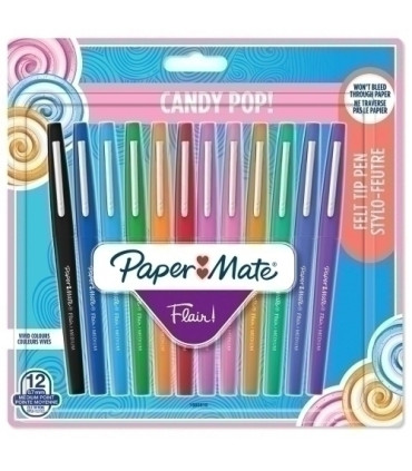 ROTUL.PAPER MATE CANDY POP SURT.B/12