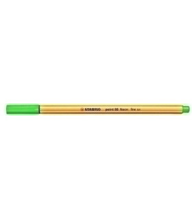 ROTUL.STABILO POINT 88  VERDE NEON
